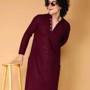 kurta wearing style